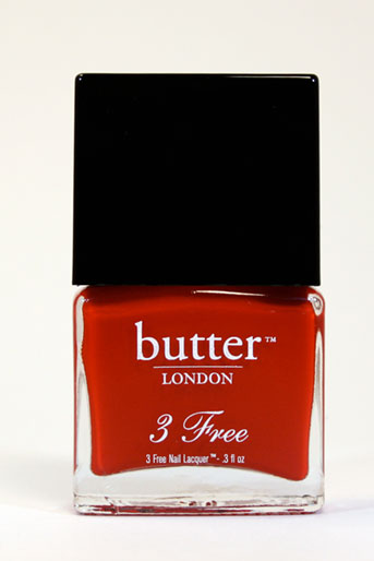 red nail polish bottle. 3-free nail polish 50% off